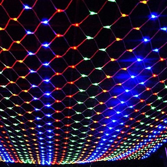 LED Christmas Net Lights Outdoor Decorations for Bushes,96 LED 5ftx5ft Connectable Green Wire Net Christmas Lights for Outdoor Yar
