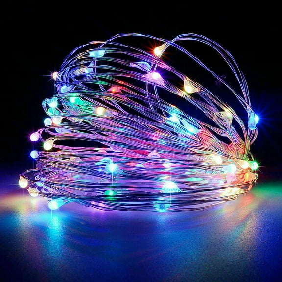 LED Christmas Tree Fairy String Party Lights Lamp Xmas Waterproof (multicolor 50 LED)