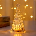 thumbnail image 1 of LED Christmas Tree Light with Flickering Flameless Candle, Battery Operated Tabletop Decor for Holiday Home Party Mantel Centerpiece, 1 of 3