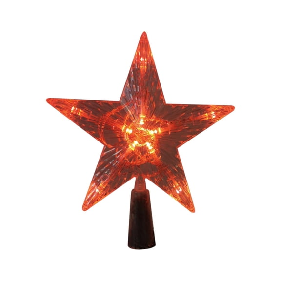 LED Christmas Tree Star Topper, Christmas Star Tree Topper, Christmas Tree Topper Star with LED Lighted, Battery Operated Star Treetop, Christmas Tree Ornament, 1.37X5.91inch