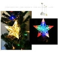thumbnail image 1 of LED Christmas Tree Topper – Lighted Five-Point Star with Colorful String Lights – Battery Powered Tree Top Decoration with Water Beads for Holiday Decor, 1 of 5