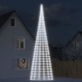 LED Christmas Tree for Flagpole 3000 LEDs Cool White 800 cm