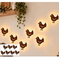 thumbnail image 1 of LED Christmas Wall Decor Light, 7Pcs Chicken Pattern Wood Christmas Wall Light Lighted Wall Art for Christmas Home Decor, 1 of 6