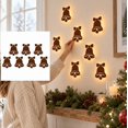 thumbnail image 1 of LED Christmas Wall Decor Light, 7Pcs Wood Bell Christmas Hanging Wall Lights Lighted Wall Art for Christmas Home Decor, 1 of 7