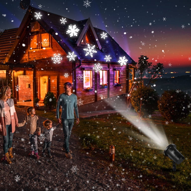 LED Projector Light – Indoor/Outdoor Rotatable, 12 Themes, 96 Patterns, Waterproof, Timer & Remote For Holiday Decor