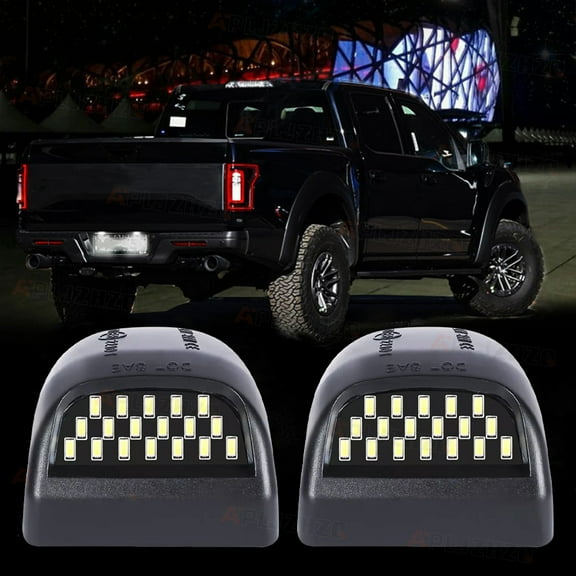LED Chrome License Plate Tag Light Lamp Fit 88-00 Chevy GMC C/K Pickup