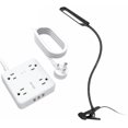 LED Clamp Desk Lamp, 3Level Dimmable Desk Light 6000K Daylight, Table