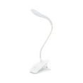 thumbnail image 1 of LED Clip Desk Light with Flexible Gooseneck, USB Rechargeable Bedside and Office Reading Lamp, Flicker-Free, Adjustable Brightness for Workspace, Study, Bedside, Remote Work and Video Conferencing, 1 of 5