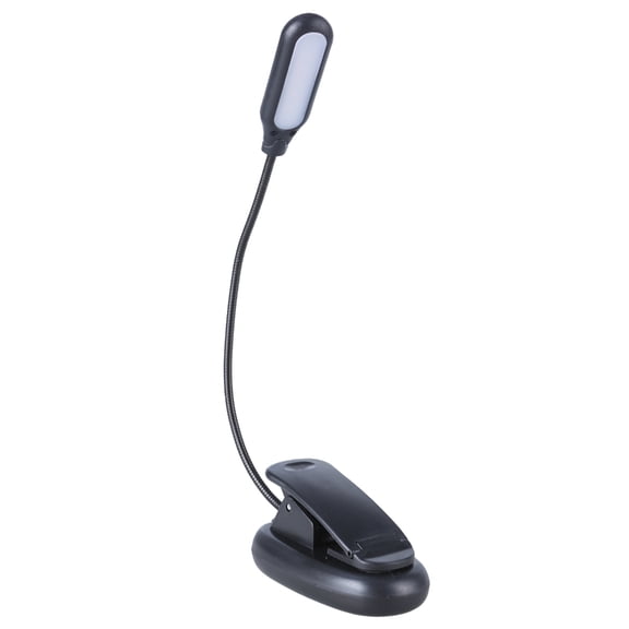 LED Clip Light with 5 LEDs, 3 Lighting Color, USB Powered Adjustable Flexible Gooseneck Clamp for Work and Leisure