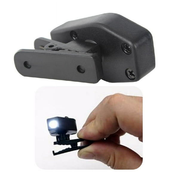 LED Clip On Glasses Light, Mini Portable Reading Light with 360 Rotation, Hands Free Book Light for Night Reading, Travel & Outdoo