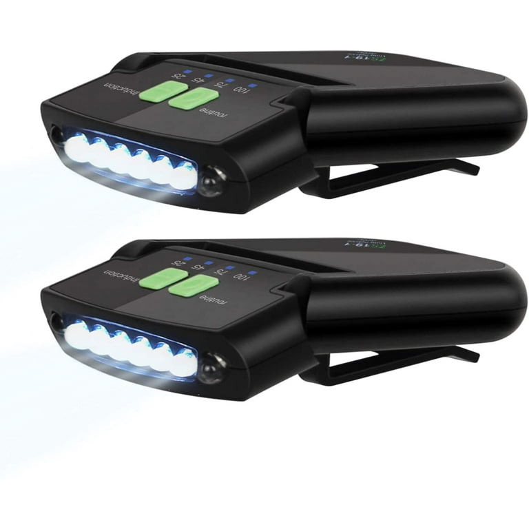 Clip On Cap Light LED Clip Headlamp USB Charging Waterproof