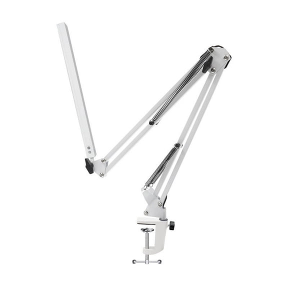 LED Clip-on Desk Lamp, High Power Bright Eye-Caring Table Lamp with Swing Arm, 360 Degree Rotation Foldable, Dimmable, 3 Color Modes, 10-Level Brightness, USB Adapter for Home and Office