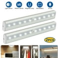 thumbnail image 1 of LED Closet Light Motion Activated, Under Cabinet Lights, Homelife Motion Sensor LED Lights, Stick-on Anywhere Battery Operated 10 LED Motion Sensor Night Light for Closet Hallway Stairway (2 Pack), 1 of 10