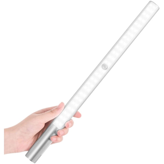LED Closet Light, T401 Super Bright Wireless Under Cabinet Lighting | Motion Sensor Light | Large 4500mAh Rechargeable Battery Powered | 6000K White Glow | 180 Days Battery Time