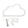 thumbnail image 1 of LED Cloud Neon Light Sign USB Battery Operated Wall Art Decor Night Lamp for Room Party Kids Gift Portable Easy Install, 1 of 2