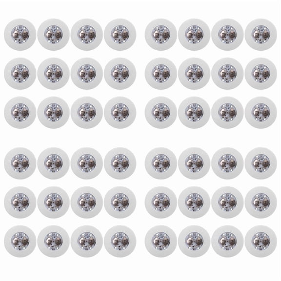 LED Coaster,48 Pack Light Up Coasters,LED Bottle Lights,LED Sticker Coaster Discs Light Up for Flash Light Up Cup