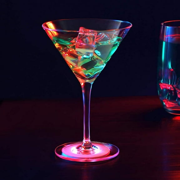 LED Coaster, LED Coaster Round Flash Cup Mat Sticker Lights LED Bottle Lights Cup Holder Lights Light Up Coasters for Wine Liquor Bottle, Drinks Party, Bar Party