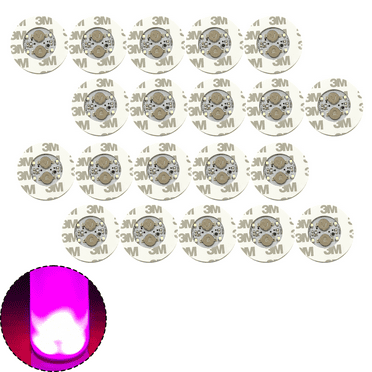 LED Coaster,LED Stickers Coaster Light Up for Drinks, Flash Light Up Cups Perfect for Party Weeding Bar,Pink