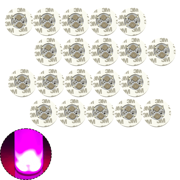 LED Coaster,LED Stickers Coaster Light Up for Drinks, Flash Light Up Cups Perfect for Party Weeding Bar,Pink
