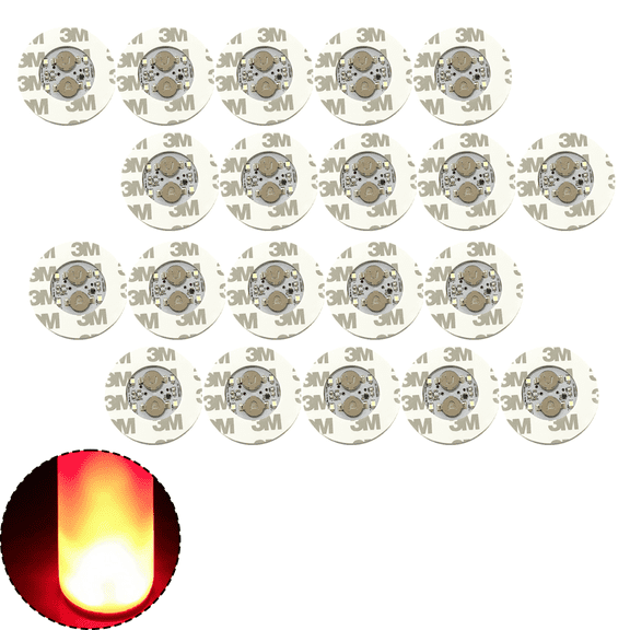 LED Coaster,LED Stickers Coaster Light Up for Drinks, Flash Light Up Cups Perfect for Party Weeding Bar,Red