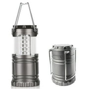 LED Collapsible Military Tac Lantern, Outdoor Rechargeable LED Flashlight Ultra Bright Collapsible Hand Lamp - Perfect Outdoor Survival Lamp 1pc set Gray