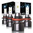 thumbnail image 1 of LED Combo CSP Headlight Kit Bulbs Hi Low Beam 4X for 2006-2015 Lexus RX450H, 1 of 8