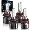 thumbnail image 1 of LED Combo CSP Headlight Kit Bulbs Hi Low Beam 4X for 2015-2020 Ford F150, 1 of 8