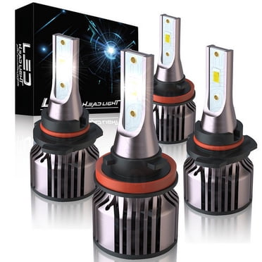 6x AUIMSOCO LED Combo Bulbs For VW Jetta 2007-2014: H7 High/Low Beam + H11 Fog Light