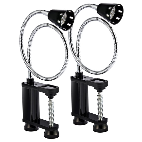 LED Concepts BBQ Grill Light with Magnetic Base, Super-Bright 360° Gooseneck, Weather-Resistant (2 pack)