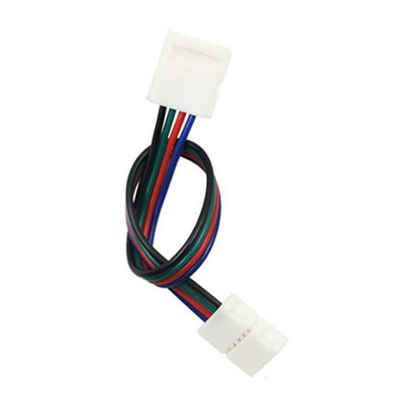 LED Connection Line Double- Connector RGB Light Bar Connector LED Connection Cable 5050 LED Strip Connector