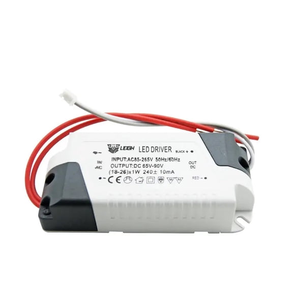 LED Constant Current Driver 1-3W 4-7W 7-12W 12-18W 26-36W 37-50W Power Supply Output 300mA 240mA External For LED Downlight ,Ease of Installation