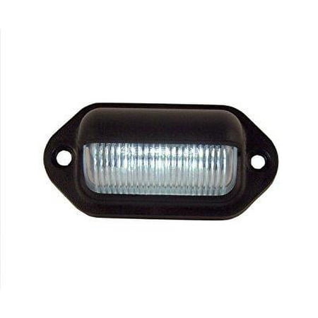 LED Convenience Courtesy or License Plate Light - Warm White LED - Waterproof, Compact 24 VDC Fixture Truck, Auto, RV, Aircraft lighting
