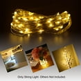 thumbnail image 1 of LED Copper Wire String Lights - 17ft 50LEDs Warm White Fairy Lights Battery Operated for Christmas Bedroom Garden Patios Wedding Party Decoration, 1 of 6
