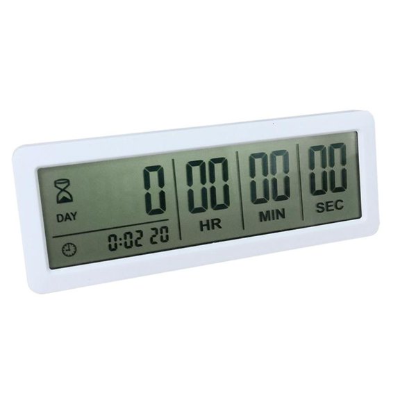 LED Countdown Clock Digital Timer 999 Days Retirement Reusable Clock Vacation Timer Wedding Countdown for Holiday Indoor