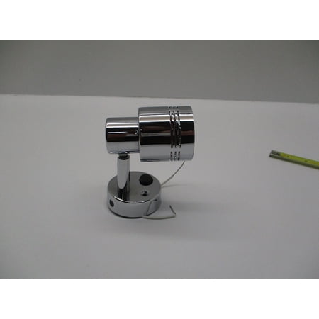 LED Courtesy Reading Accent Light RV Camper Trailer Swivel Wall Mount / Chrome