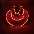 thumbnail image 1 of LED Cowboy Hat with Flashing Lights for Adults, Party Favors, Music Festivals, Western Theme Events, Battery Powered Light Up Cowgirl Hat, Novelty Glow Accessories for Night Parties and Raves, 1 of 3