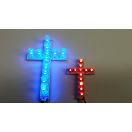 LED Cross 5mm - One Yellow