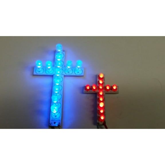 LED Cross 5mm - White