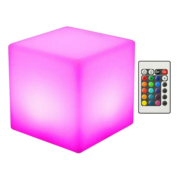 LED Cube Light Outdoor Nightlight Home Party Decoration Lights Chair for Kids Child