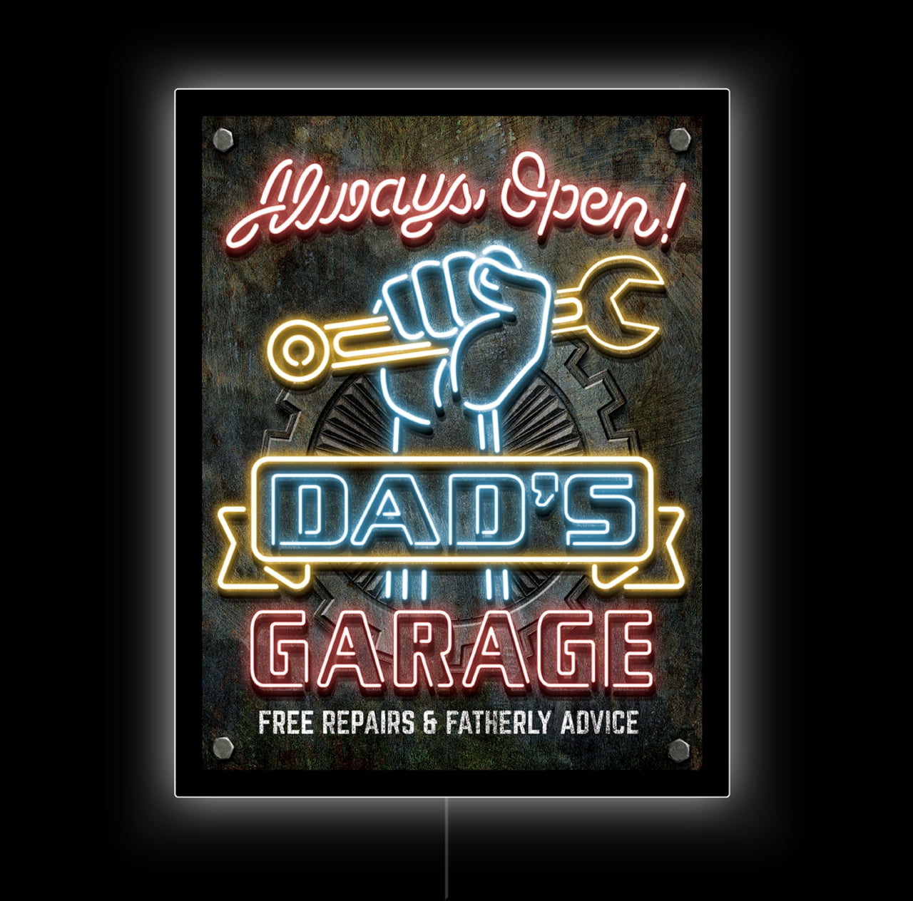 LED DADS GARAGE Signs