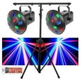 thumbnail image 1 of LED DJ Lighting Pack - Dual LED Mushroom Lights & Stand - DJ Lighting, 1 of 4