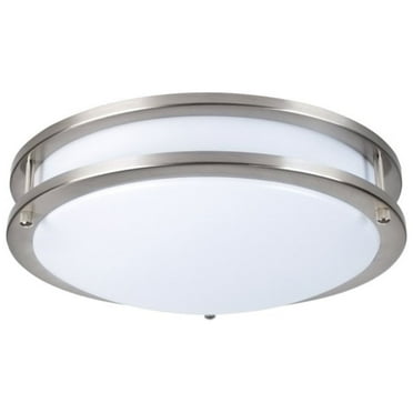 LED DOUBLE RING CEILING FLUSH, 5000K, 120, CRI80, ES, UL, 15W, 120W EQUIVALENT, 50000HRS, LM1050, DIMMABLE, INPUT VOLTAGE 120V