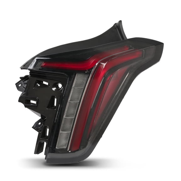 LED DRL Black Red Lens Passenger Side Tail Light Fit For Cadillac CT5 2020-2025