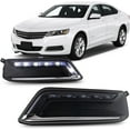 LED DRL Fog Lights Compatible for Chevy Impala 20142020 (Not for 1416