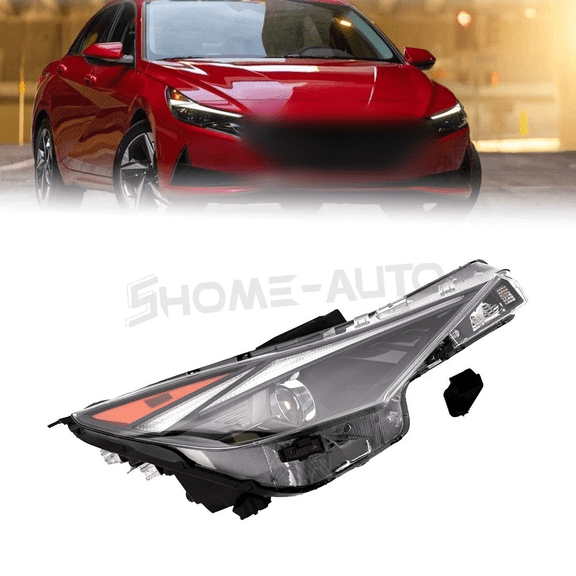 LED DRL Halogen Headlight Assembly for Hyundai Elantra Sedan 2021-2022 Right Passenger Side
