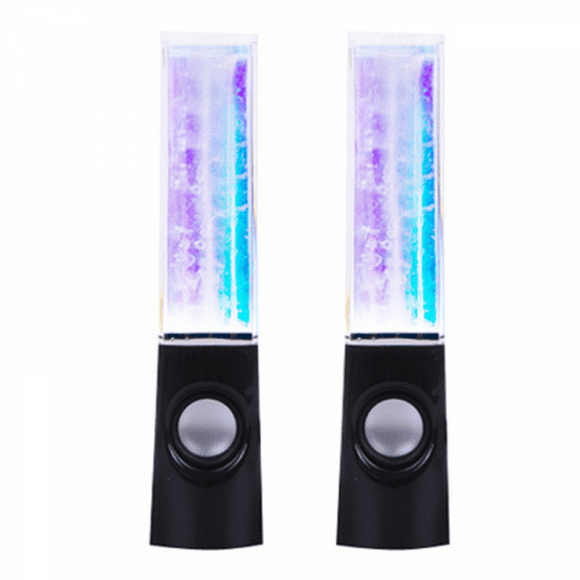 LED Dancing Water Fountain Show Music Light Computer Speakers For Laptop PC iPhone MP3 Phone Gadget Accessories