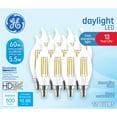 thumbnail image 1 of GE LED Light Bulbs, 60 Watt Replacement, Daylight, CA11 Decorative Candle Bulbs, 12pk, 1 of 9