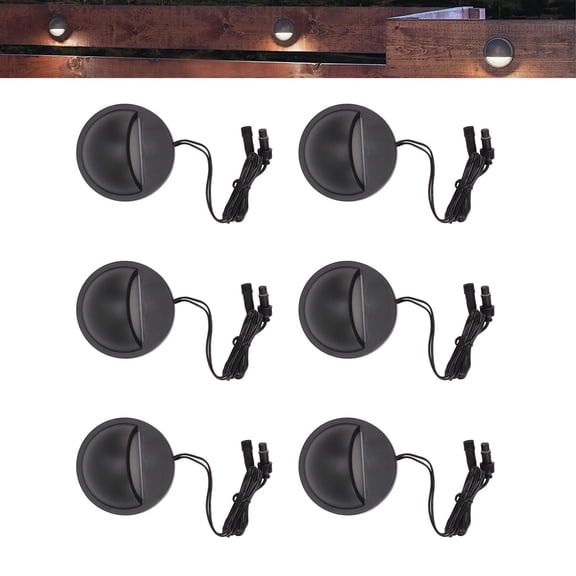 LED Deck Lights Low Voltage Deck Lights, 12 To 36V AC DC Landscape Step Stair Lights for Parks