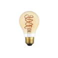 thumbnail image 1 of LED Decorative Helix vertical 2000K nostalgic filament 6 watts 300 lumens amber tint A19 light bulb, 1 of 2