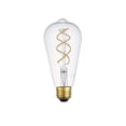 thumbnail image 1 of LED Decorative helix vertical 3000K filament 6 watts 420 lumens ST18 light bulb, 1 of 2